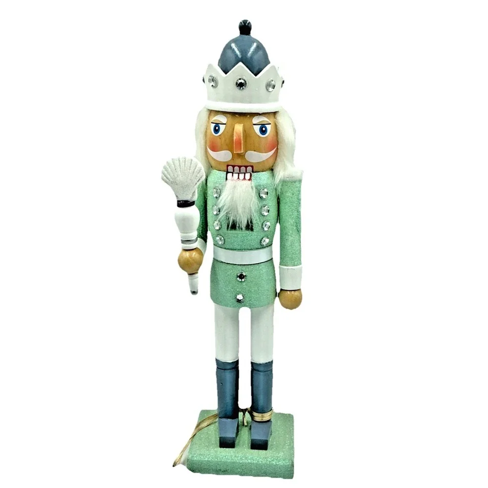 Mistletoe & Sailing Co Coastal Nutcracker Figurine Beach Christmas Decor 14in